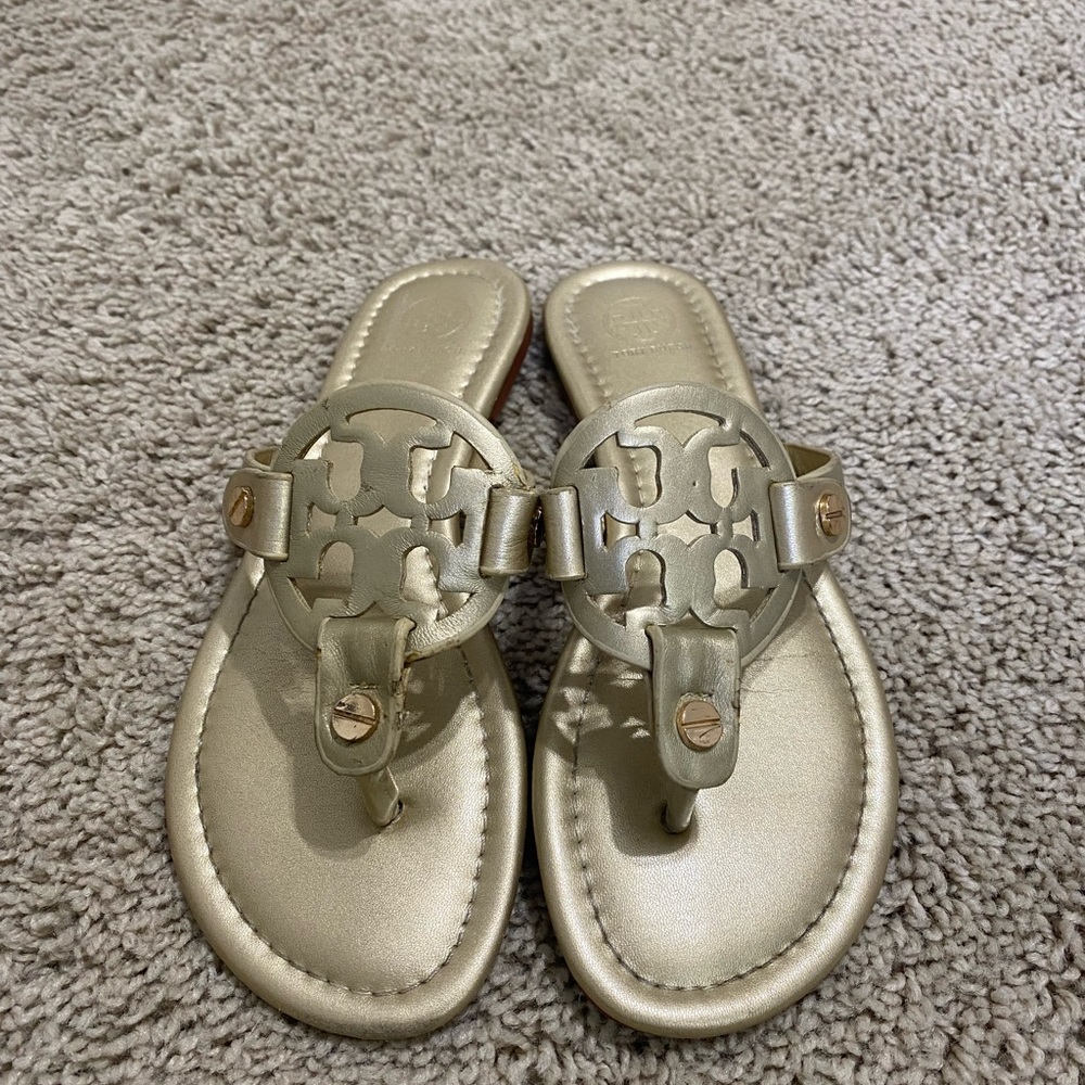 Tory Burch gold size 8 sandals